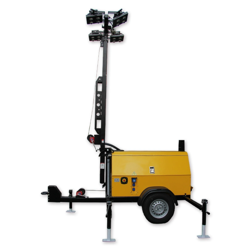 Gtl Manual Portable Lighting Tower Generator LED/ Metal Halide Light Lamp Diesel Tower Lighting