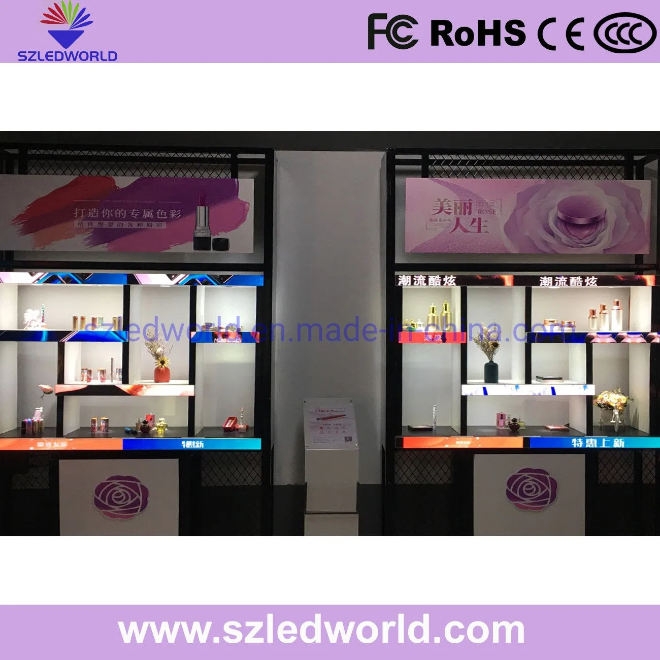 P1.25 Indoor COB Retail Shop Digital Shelf LED Sign Display for Super Market