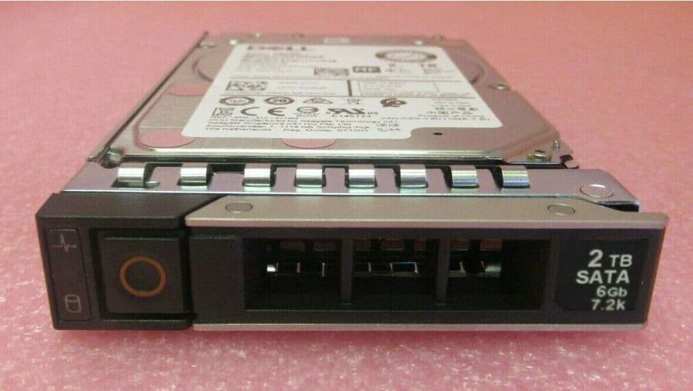 Корпорация Dell 2 Тбайт 7.2K об/мин SATA 6 Гбит/с, 512n 3.5in серверных жестких дисков с возможностью горячей замены