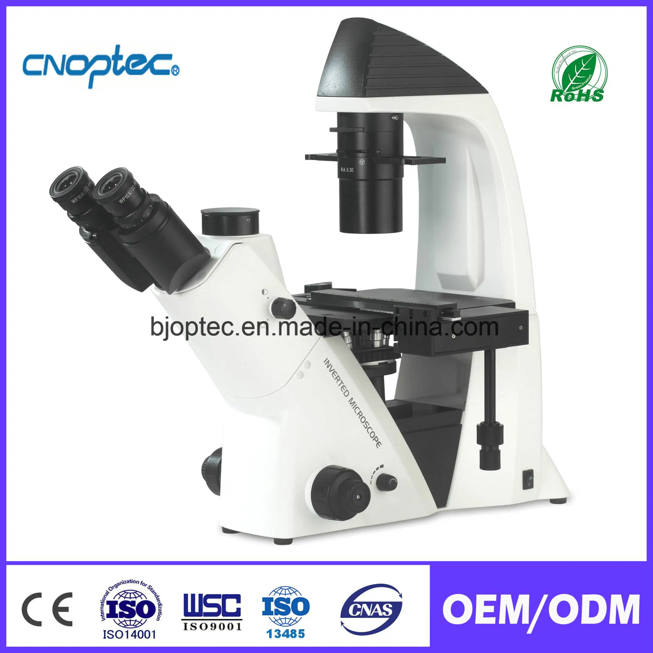 Inverted Microscope Biological Inspection Microscope for Medical Instrument