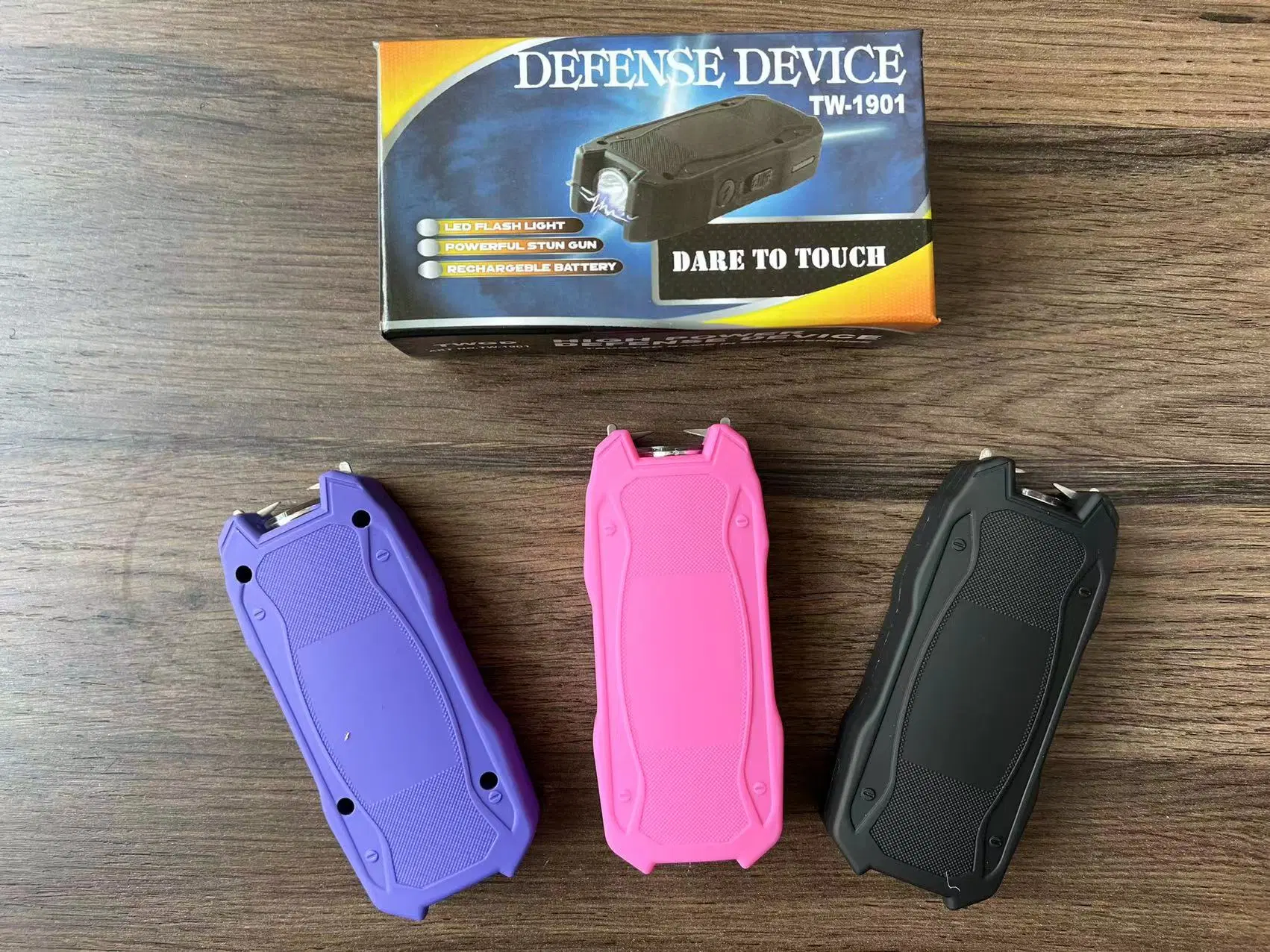 Rechargeable Body Guard Personal Protective Stun Gun Flashlight