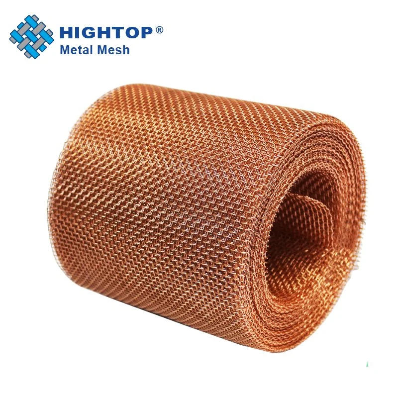 Résistant à l'abrasion 1-200 mesh tissé le fil de cuivre rouge Mesh pour écran de la fenêtre