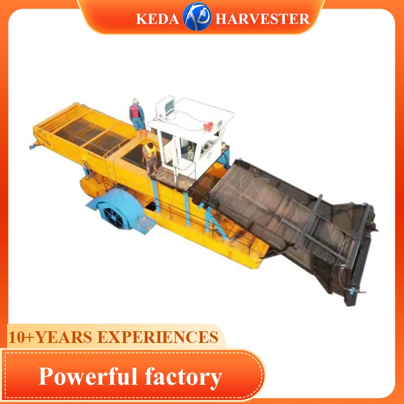 China Professional Aquatic Weed Harvester Reed Harvester/Sargassum Cutting Machine Garbage Salvage Trash Skimmer Ship for Sale