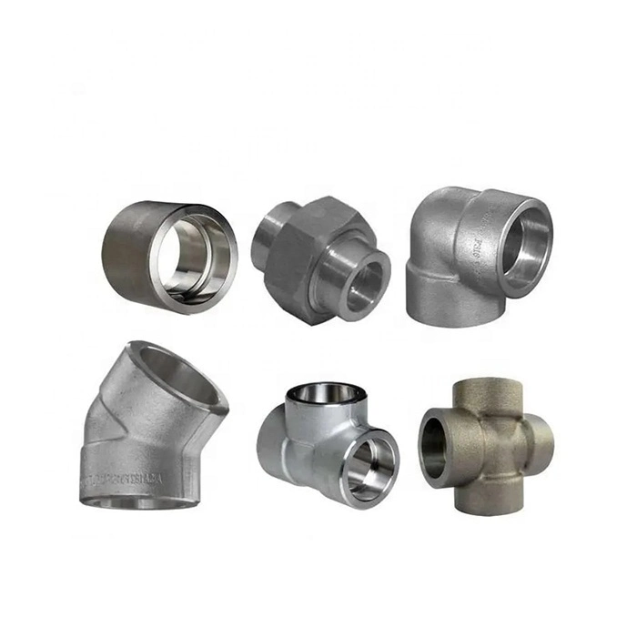 as Customized Carbon Steel /Stainless Steel A105 Forged Steel Pipe Fitting