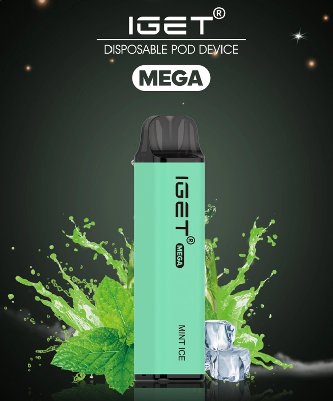 Iget Mega 3000 — одноразовые амортизаторы E Cig 5% 1450 мА/ч. Электронная сигарета