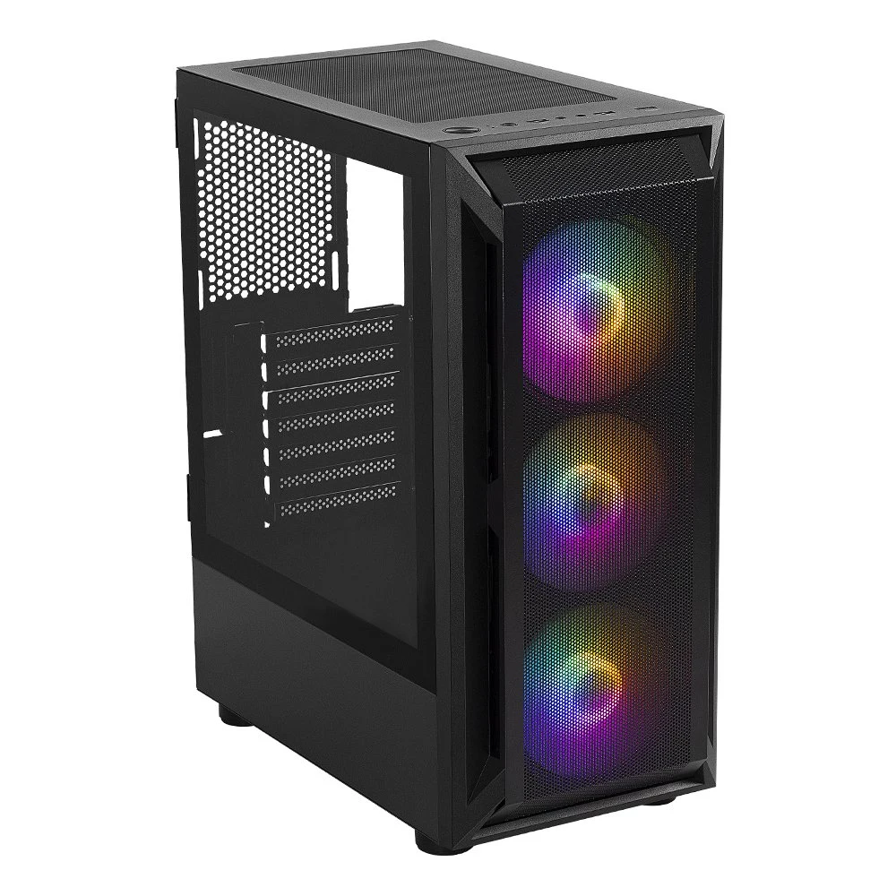 ATX Metal Mesh Gaming PC Case Open Door PC Gaming Cabinet PC Computer Case