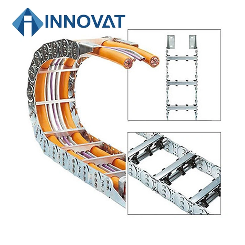 Factory Direct Price Assembly Drag Chain Soil Bin Hopper Steel Cable Carrier