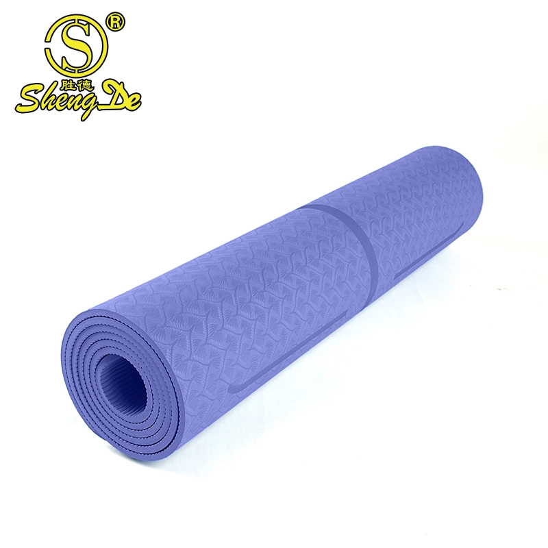 Sports Non-Slip Custom Play Waterproof Eco-Friendly Foam TPE Yoga Mat