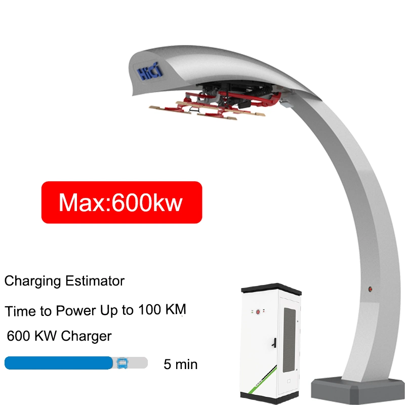 300kw 600kw High Power Pantograph EV Bus Charging Station for Roof Charging