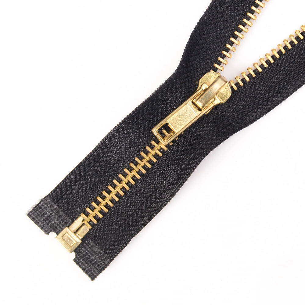 No. 5 5# O/E Golden Teeth Brass Zipper Metal Zipper