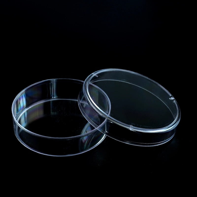 Plastic Laboratory Sterilized Disposable 90mm*15mm Sterile Petri Culture Dishes with Lids