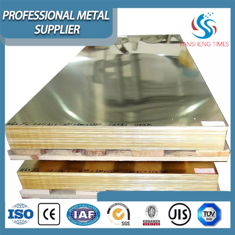 Hot Sale China Manufactory Wholesale Customized H62 H65 H68 T2 Tp2 Tu1 C36000 C3604 C3602 C3603 Copper Sheet with High Quality