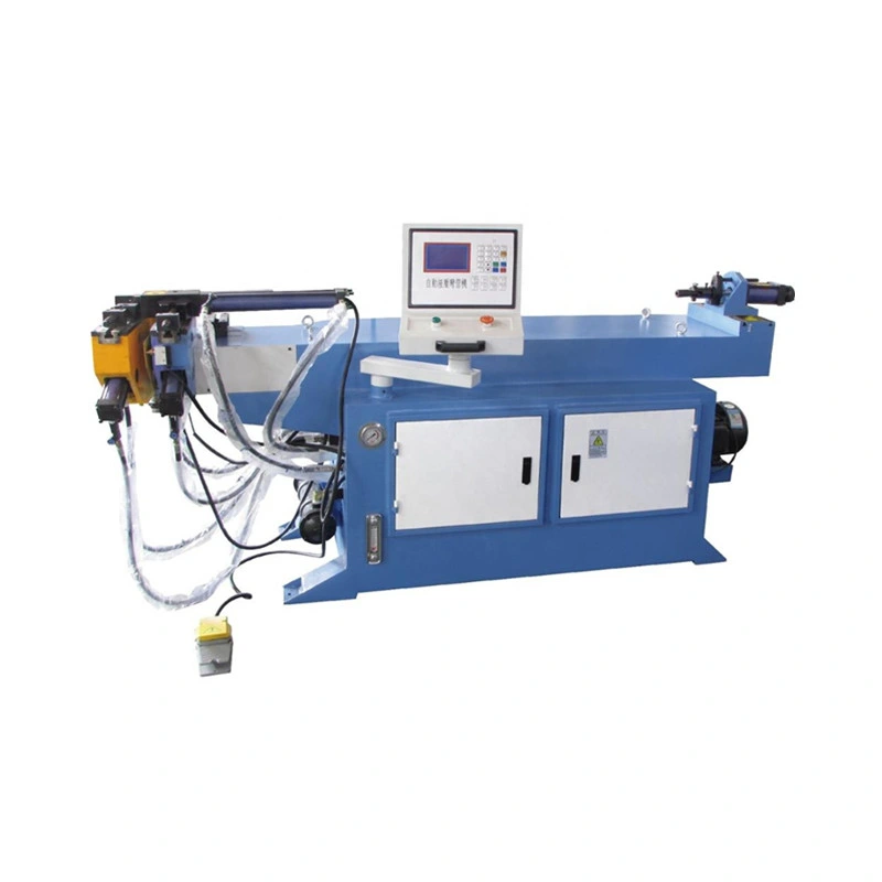 China Semi Auto Hydraulic Electric Pipe Bending Machine Punching Machine