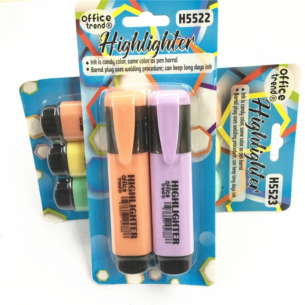 4pk Highlighter Marker Pen Stationery Set for School Supply Promotional Pen