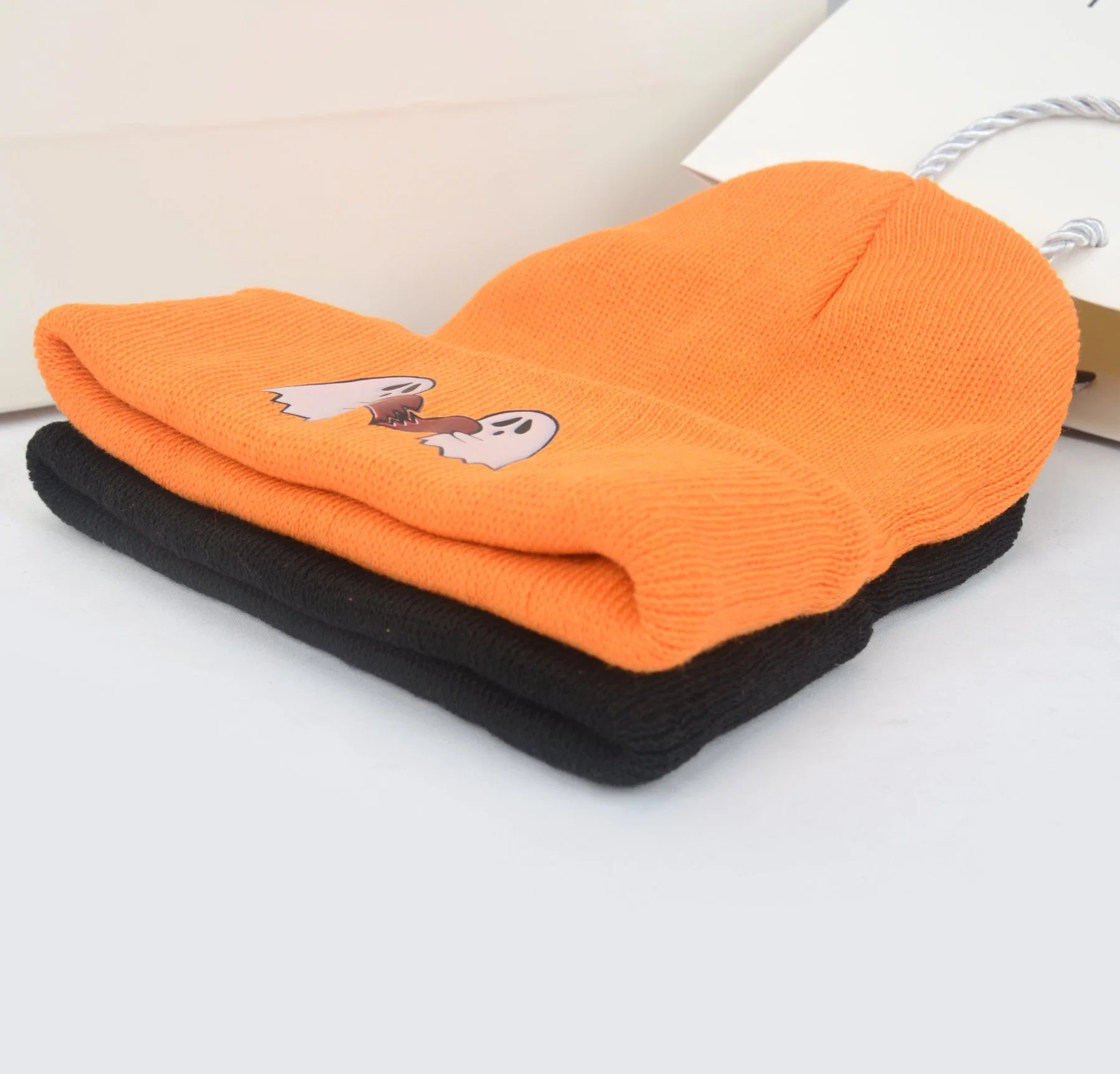 Top Quality Unisex Solid Color Knitted Beanie with Cuff