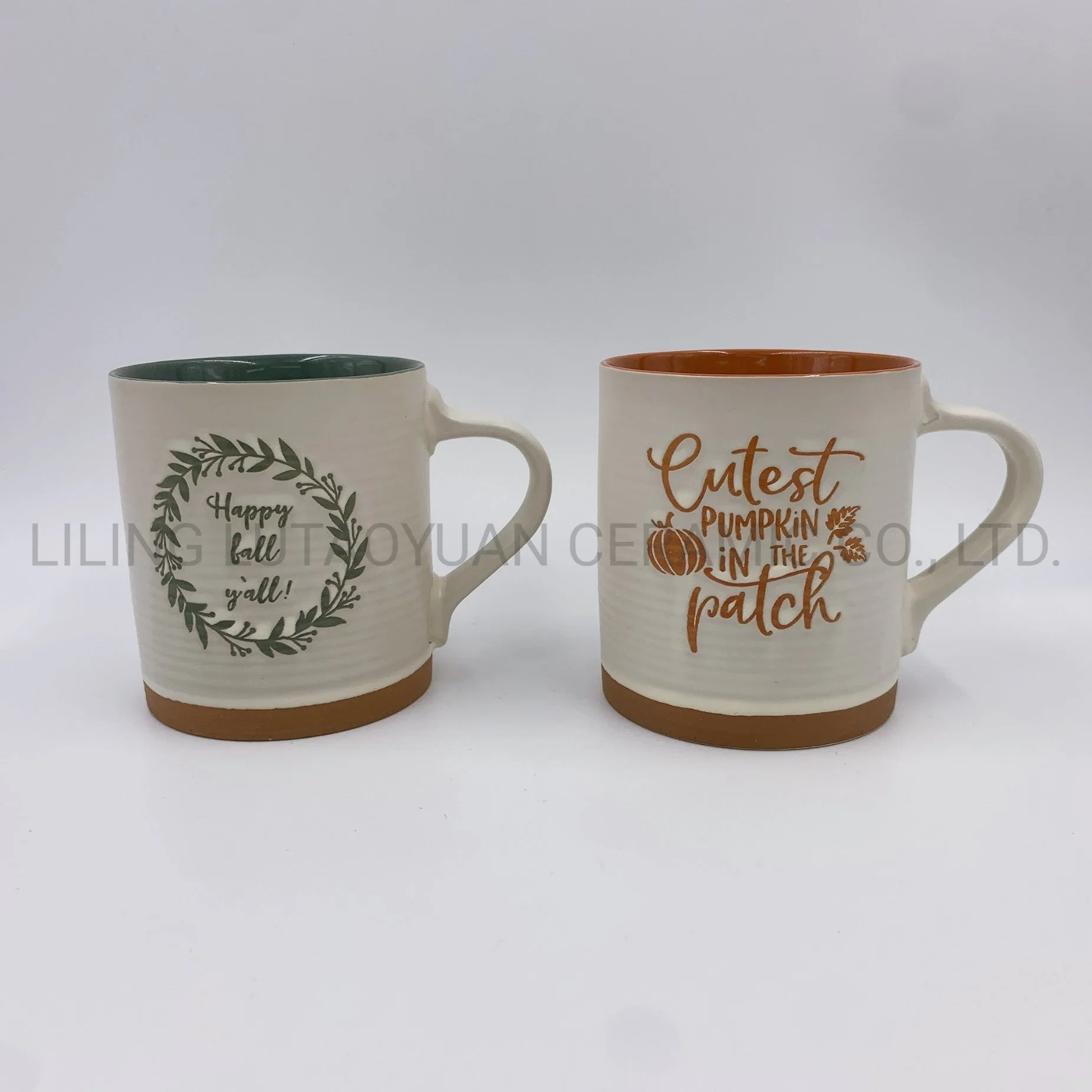 Juego de vajilla de porcelana/China Wholesale Serigrafía Taza de Café Taza de Té Utensilios de Cocina decoración personalizada con el logotipo de patrón de colores y diseños