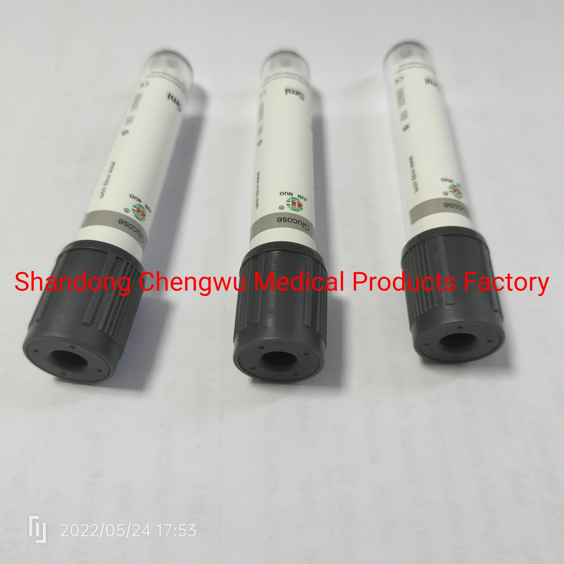 Glass Pet Vacuum Glucose Test Clot Blood Collection Tube