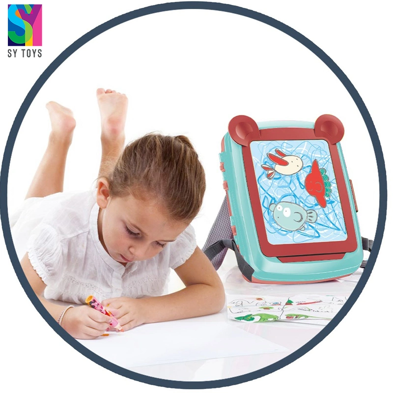 Sy Children's Multi-Function Projector Drawing Toy Learning Table Kids 4 in 1 Painting Board