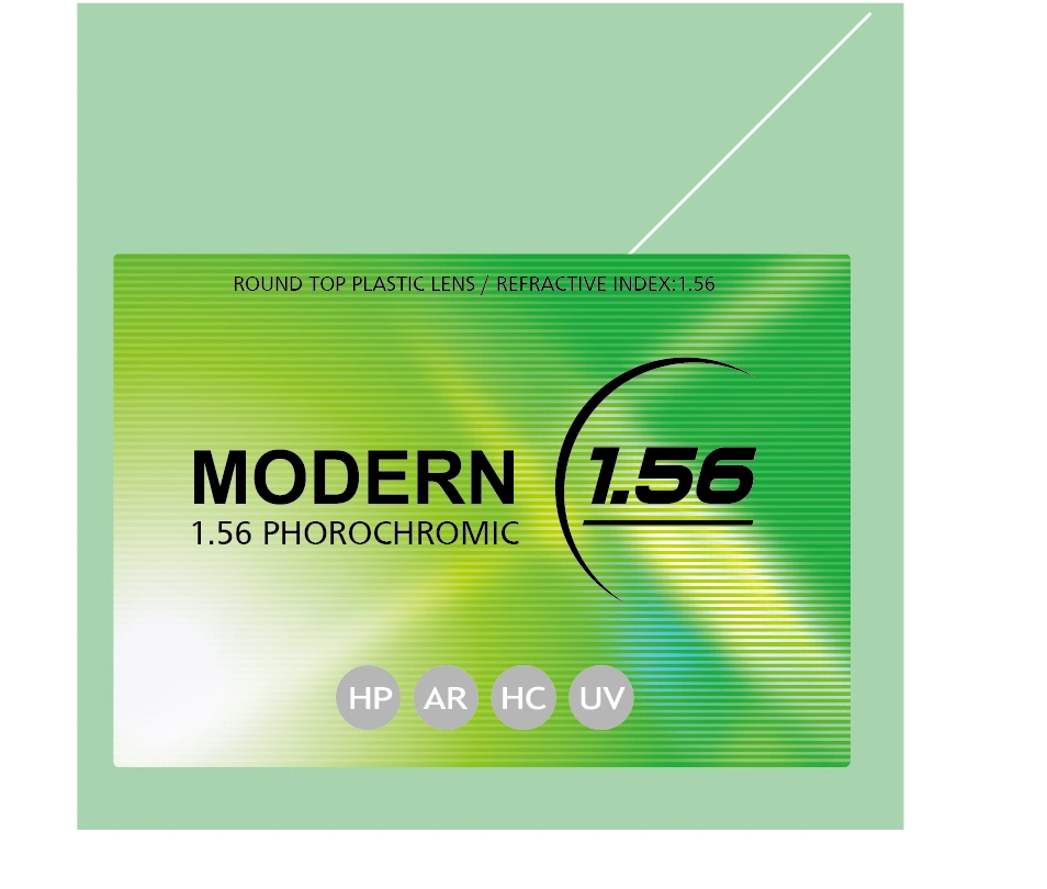1.56 Photogray progresivas lentes de plástico HMC