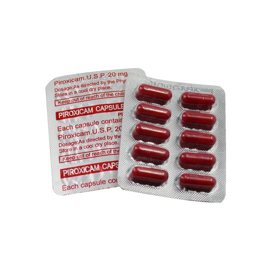 Piroxicam Cápsulas Medicamento Anti-inflamatório com OEM.