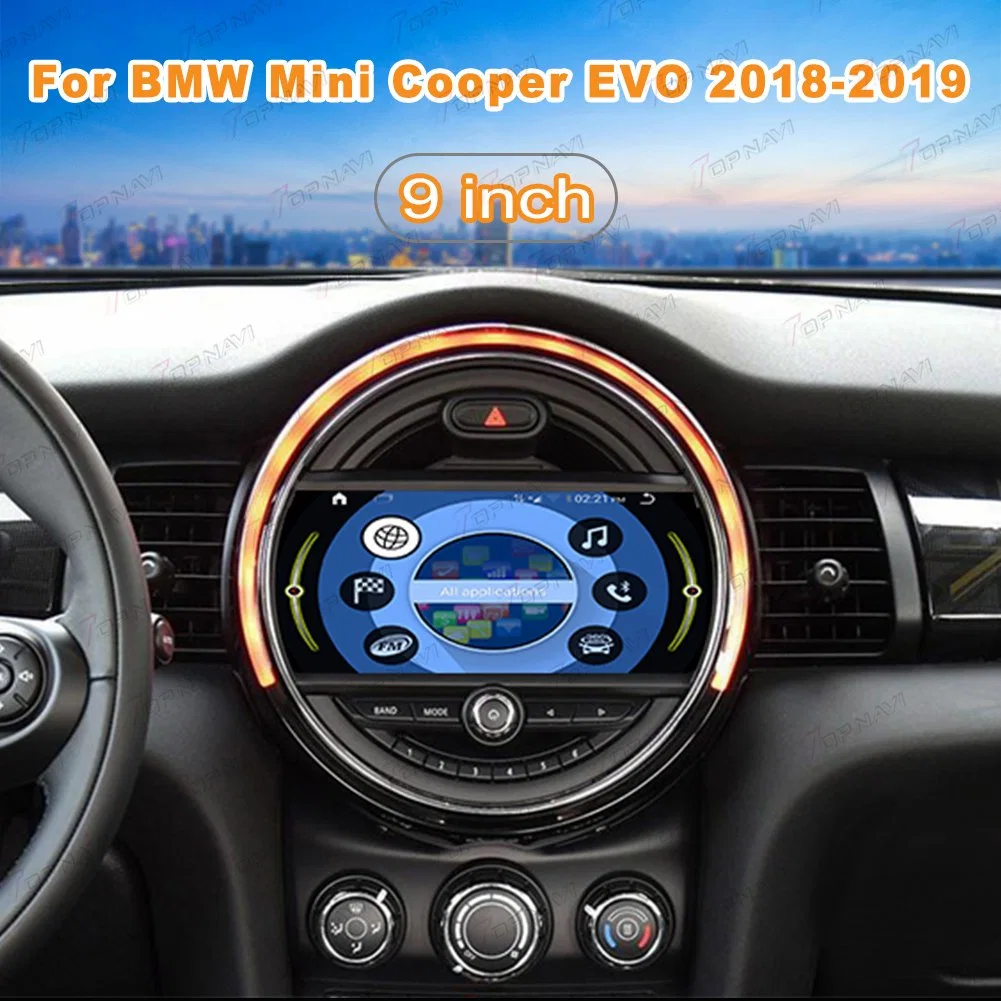 9" для BMW Mini 2018-2020 Evo Android стерео аудиосистема с блоком навигации GPS