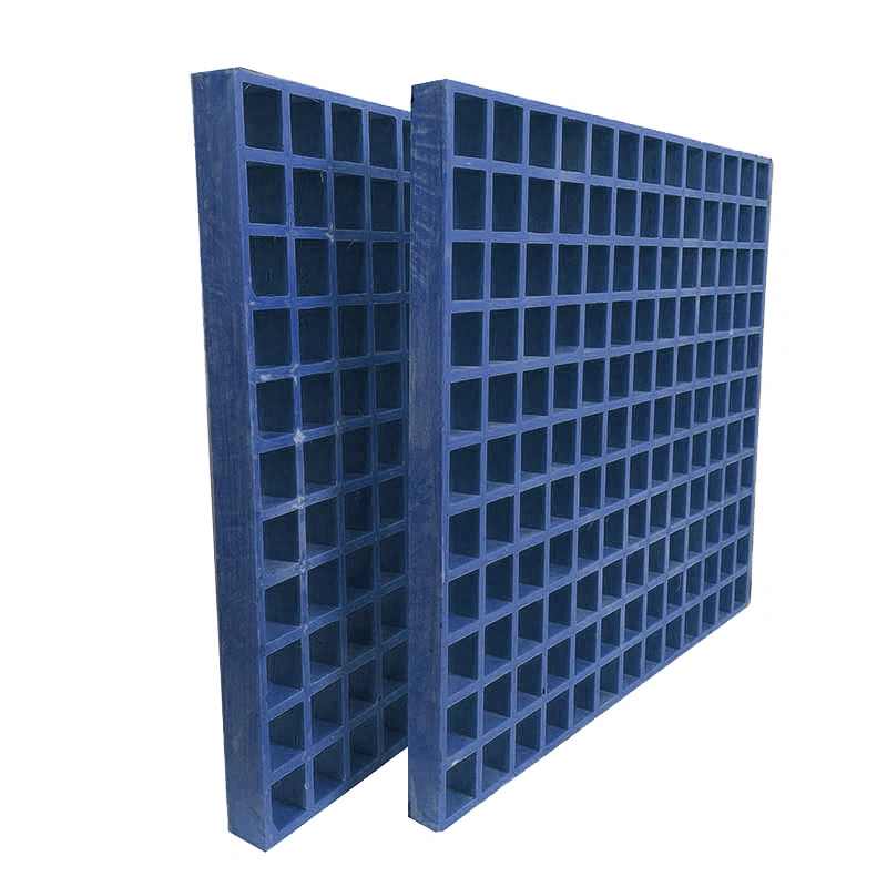 38*38mm Anti Slip FRP Fiberglass Reinforced Plastic Molded Grating Panel for Floor Sidewalk Platform