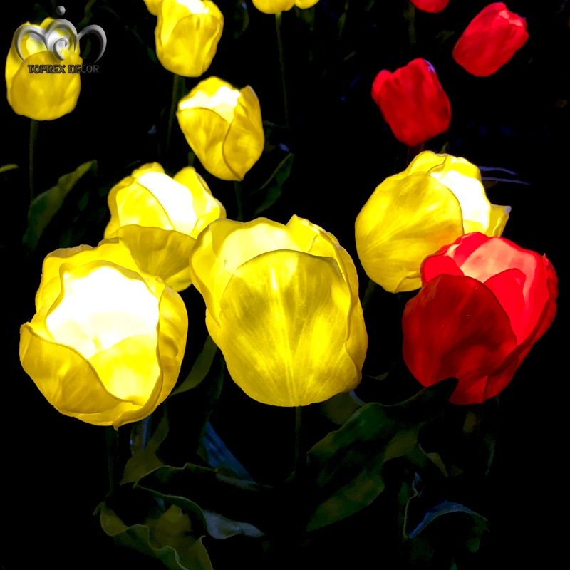 Amusement LED Lamp Decorative Lighting LED Artificial Flower Plant Lights