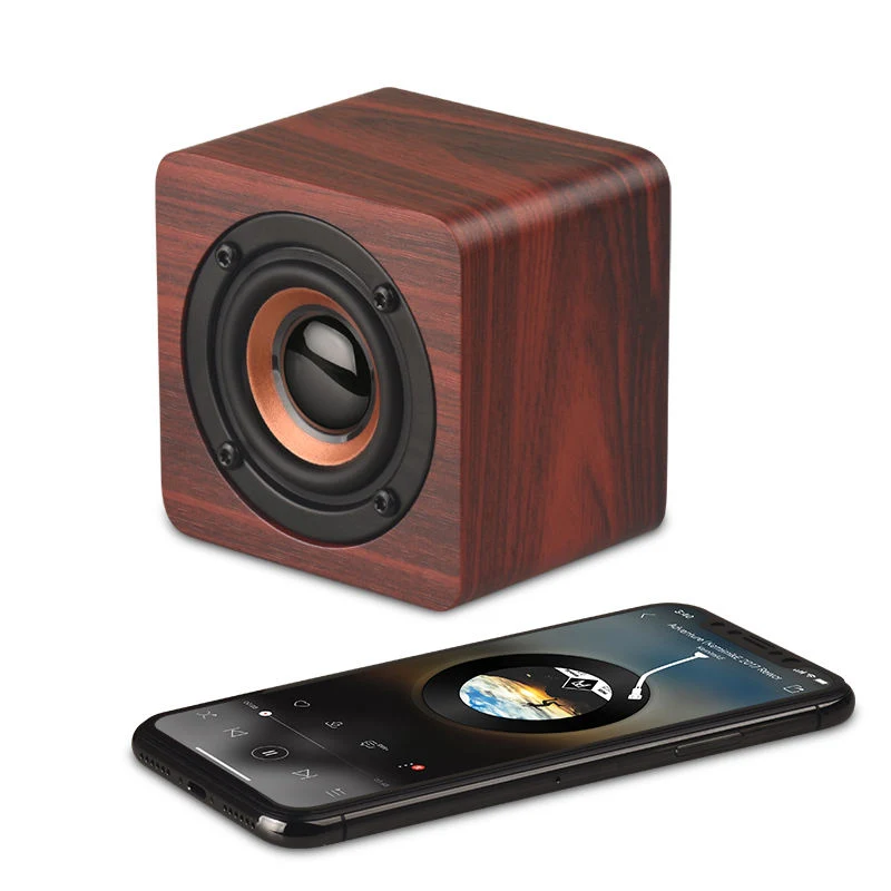 Popular Customized Wood Bluetooth Speaker for Mobile Phone Portable Mini Speaker