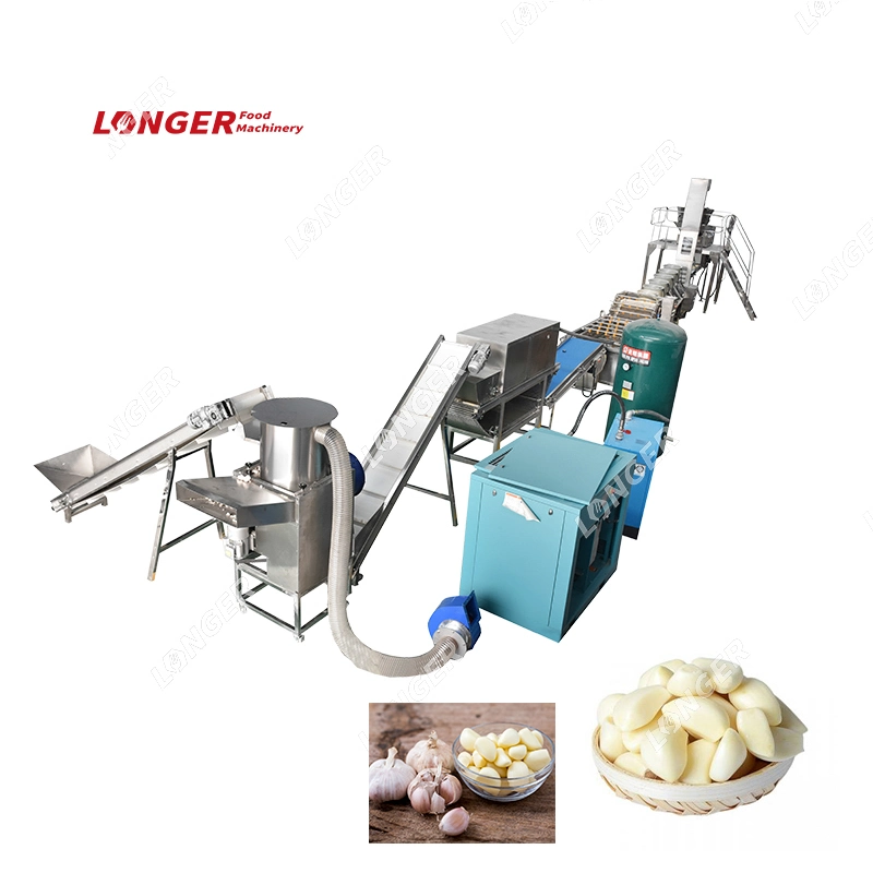 Industrial Garlic Peeling Machine Garlic Cover Remover Machine Peeled Garlic Packing Machine