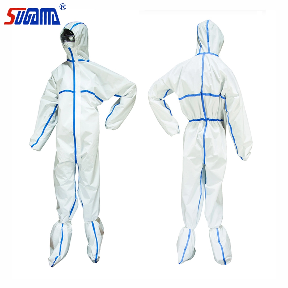 Waterproof and Anti-Static Safety Longer Protection Microporous Disposable Work Clothes Waterproof Coverall