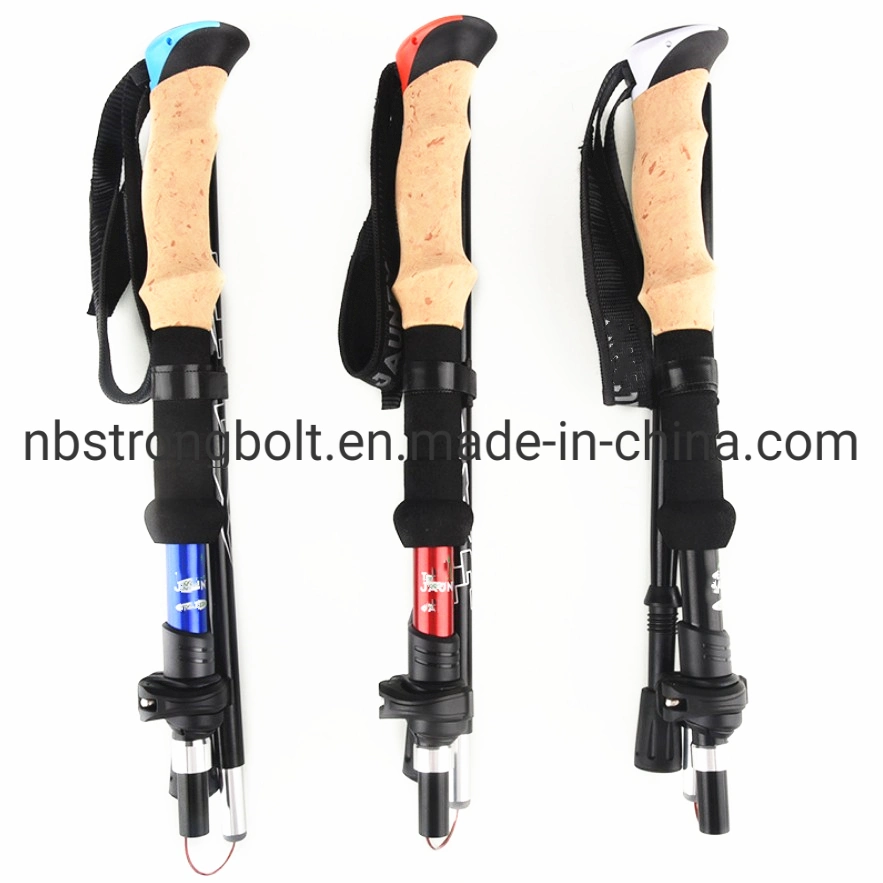 Aluminum Alpenstock Factoty Supports Customization Walking Cane Trekking Pole Manufacturer