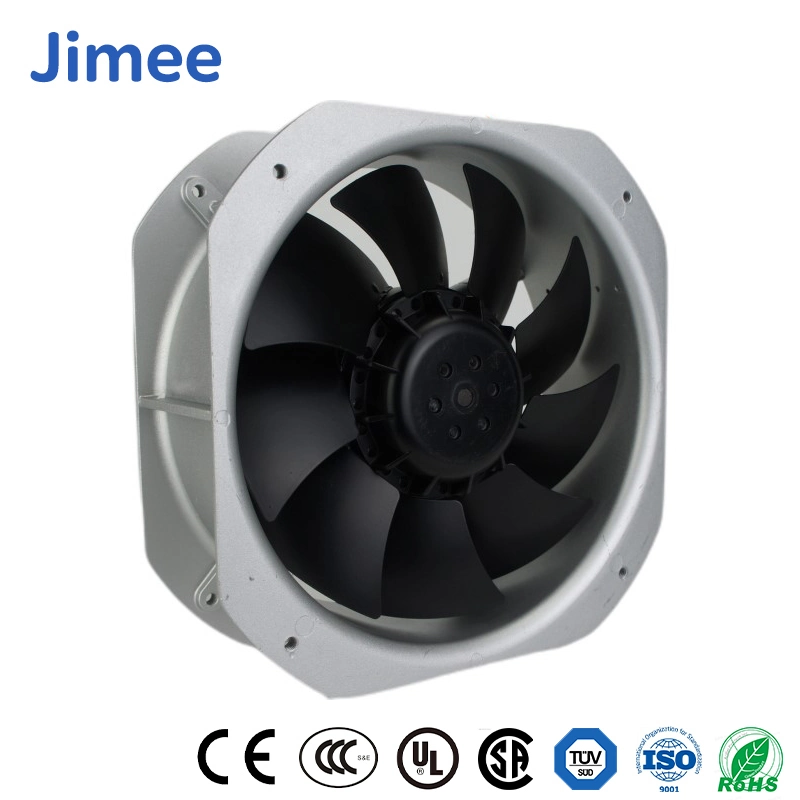 Jimee Motor Wholesale/Supplier OEM Customized DC Axial Blowers China 200mm Centrifugal Fan Suppliers Steel Blade Material Jm22060b2hl 220*220*60mm AC Axial Blowers