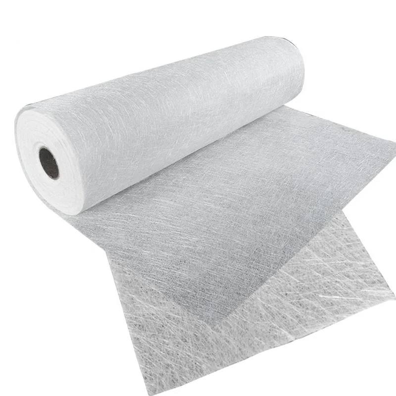 E-Glass Nonwoven Fibra de vidrio cortada Strand E-Glass Fibra Needled Mat High Calidad Fibra de vidrio tejido de fibra de filamentos continuos uso de la alfombrilla delgada Fieltro para techo