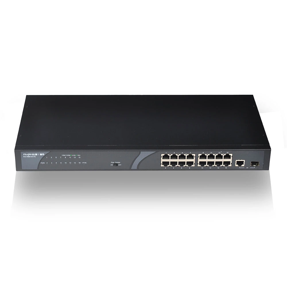 Desktop de metal Plug and Play Ethernet com switch de rede de 16 portas Separador de rede