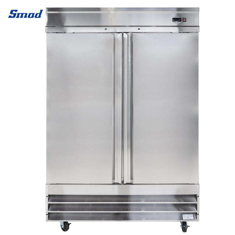 23cuft Smad puerta sólida de control de temperatura electrónico cocina nevera equipo