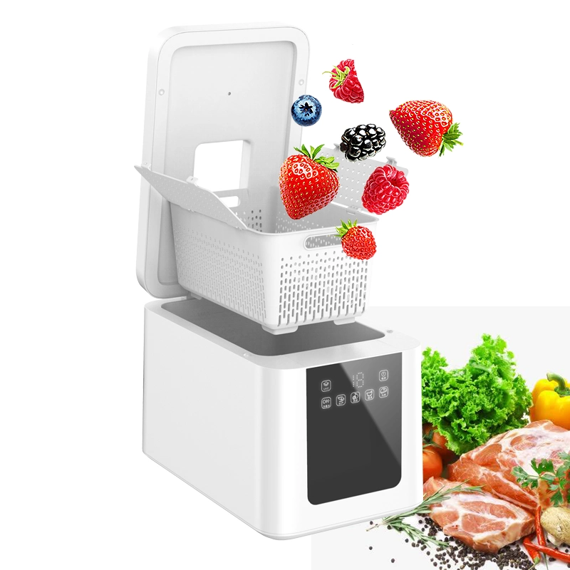 Ultrasonic Large Capacity Fruit and Vegetable Cleaner Washer Sterilizer Cleaning Machine for Home Use