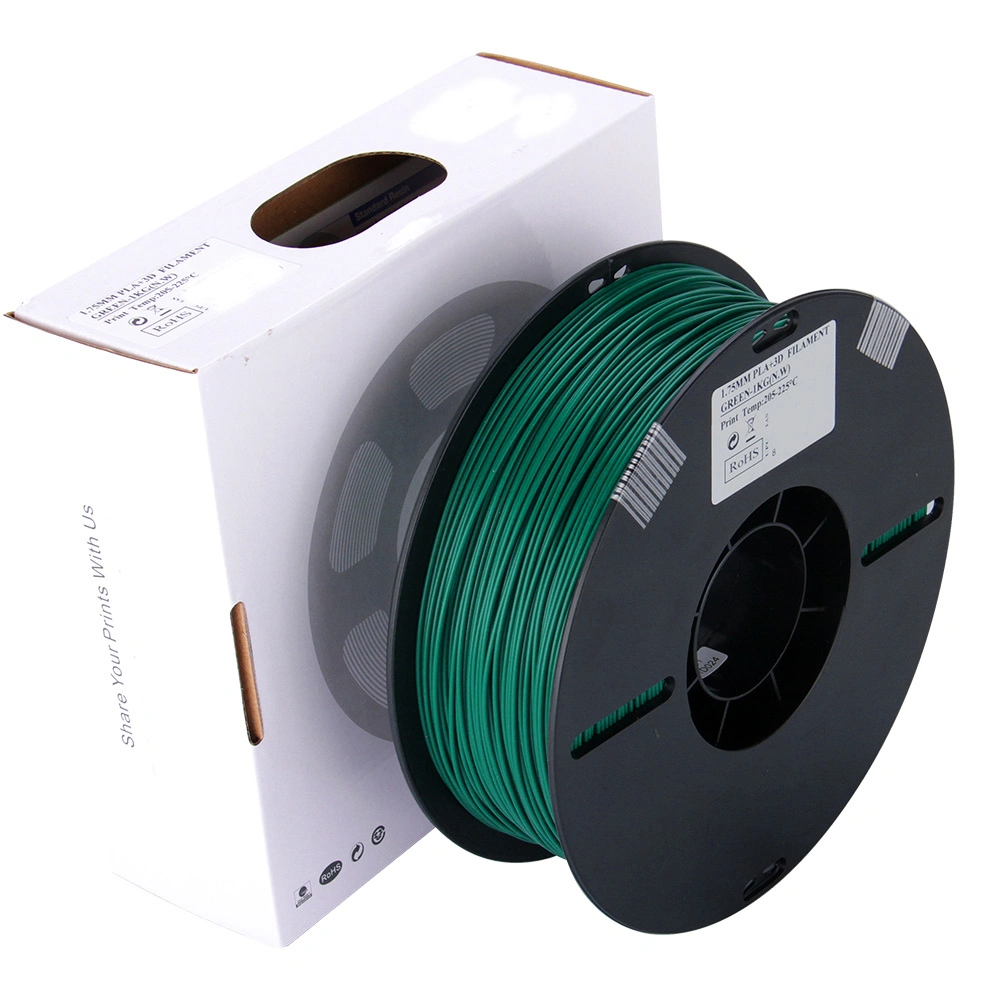 Eco-Friendly Environment Fdm 3D Filament PLA+ 1.75mm of Multi Color and Dimensional Accuracy +-0.05mm for Fdm 3D Printing Machine