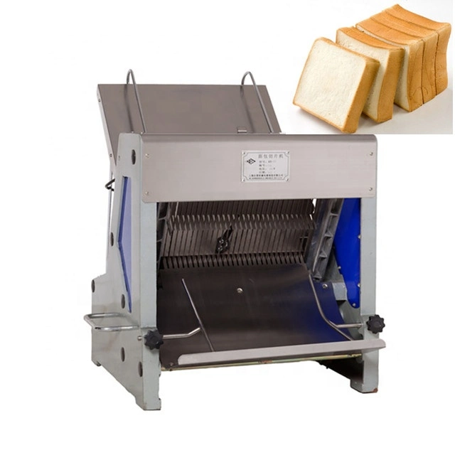 Icw-Q25 Commercial Mechanical Bakery Bread Shop Cutting Cutter Toast Slicing Machine, Automatic Adjustable Electric Bread Slicer Machine