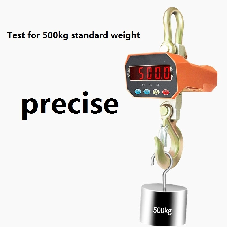 1ton Ocs Electronic Hook Crane Hanging Scale Digital Crane Scales Electronic Scale Hook Hanging