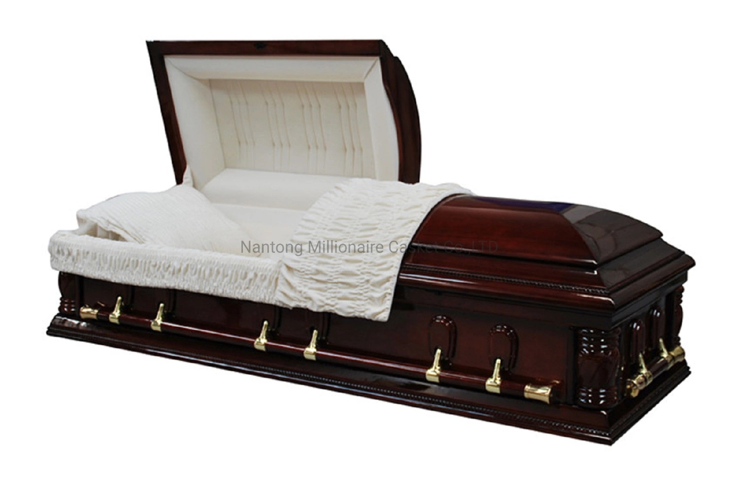 High quality/High cost performance Pure Wood Funeral Oak Caskets