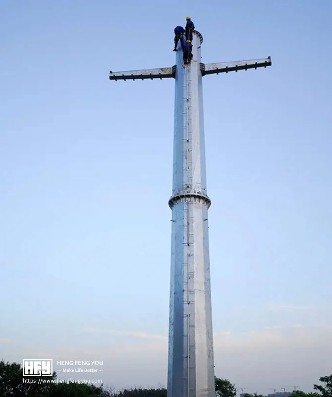 High quality/High cost performance  Power Transmission Tower Pole Electrical Steel Tubular Towe