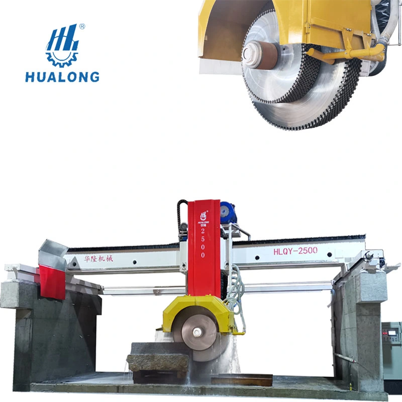 Hualong Hlqy-2500 Big Block Automatic Multi Blade Stone Cutting Machine