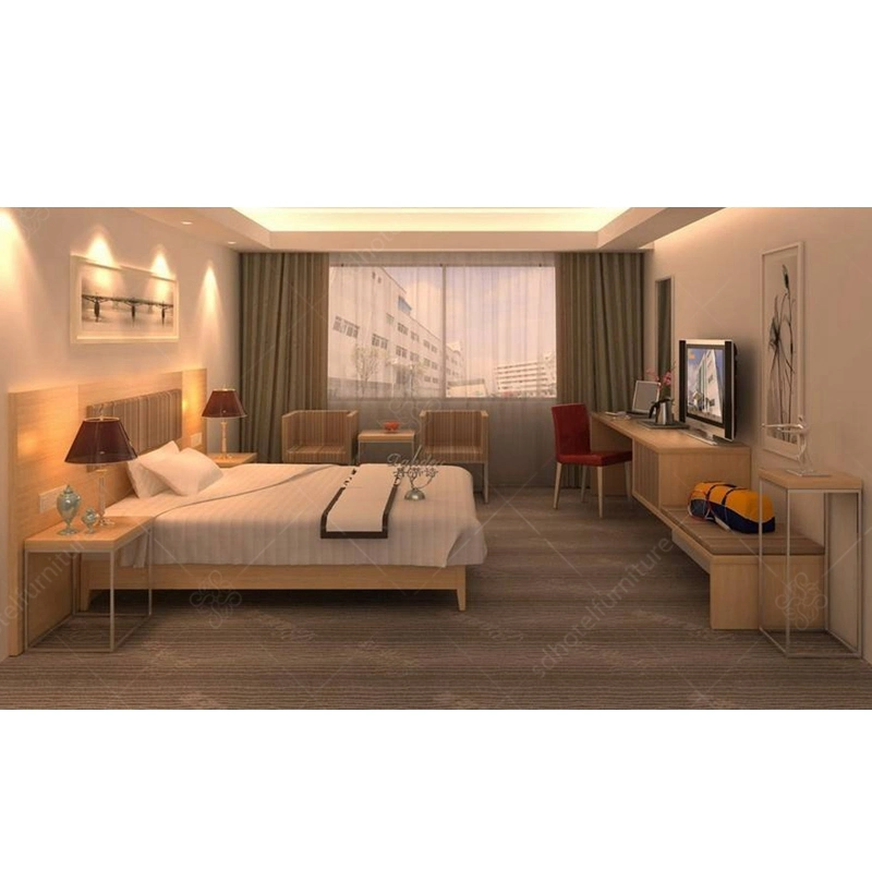 Foshan Hotelmöbel Hersteller Standard Zimmer Schlafzimmer Möbel
