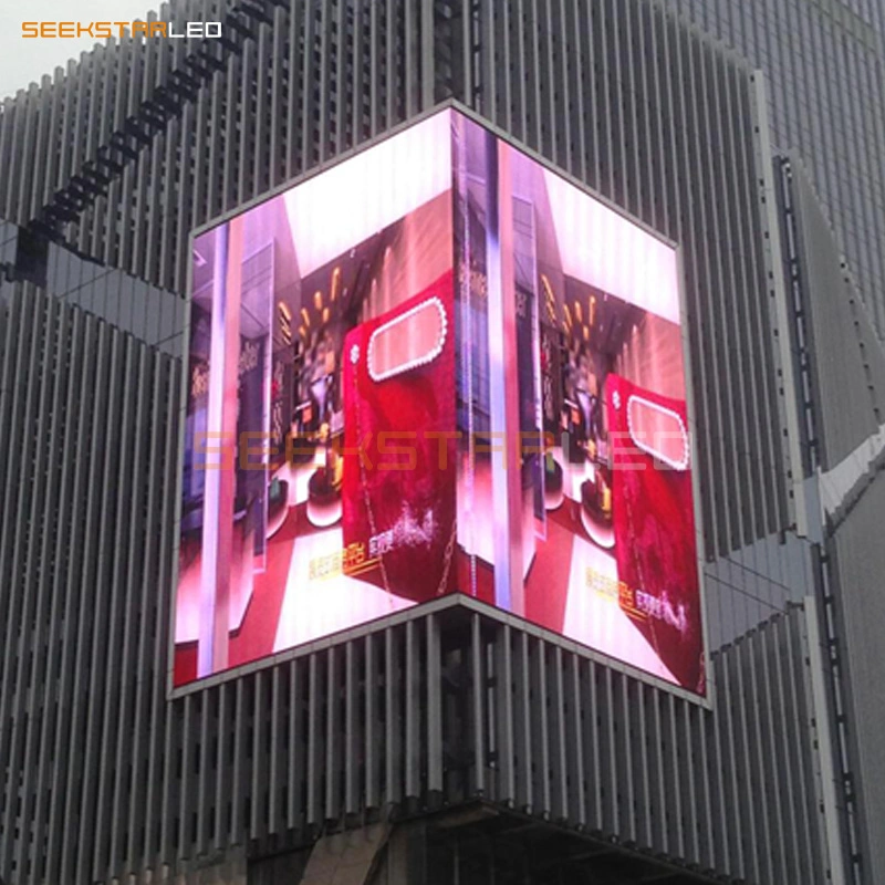 Écran LED étanche en couleur complète pour l'extérieur, module LED P8, panneau publicitaire mural.
