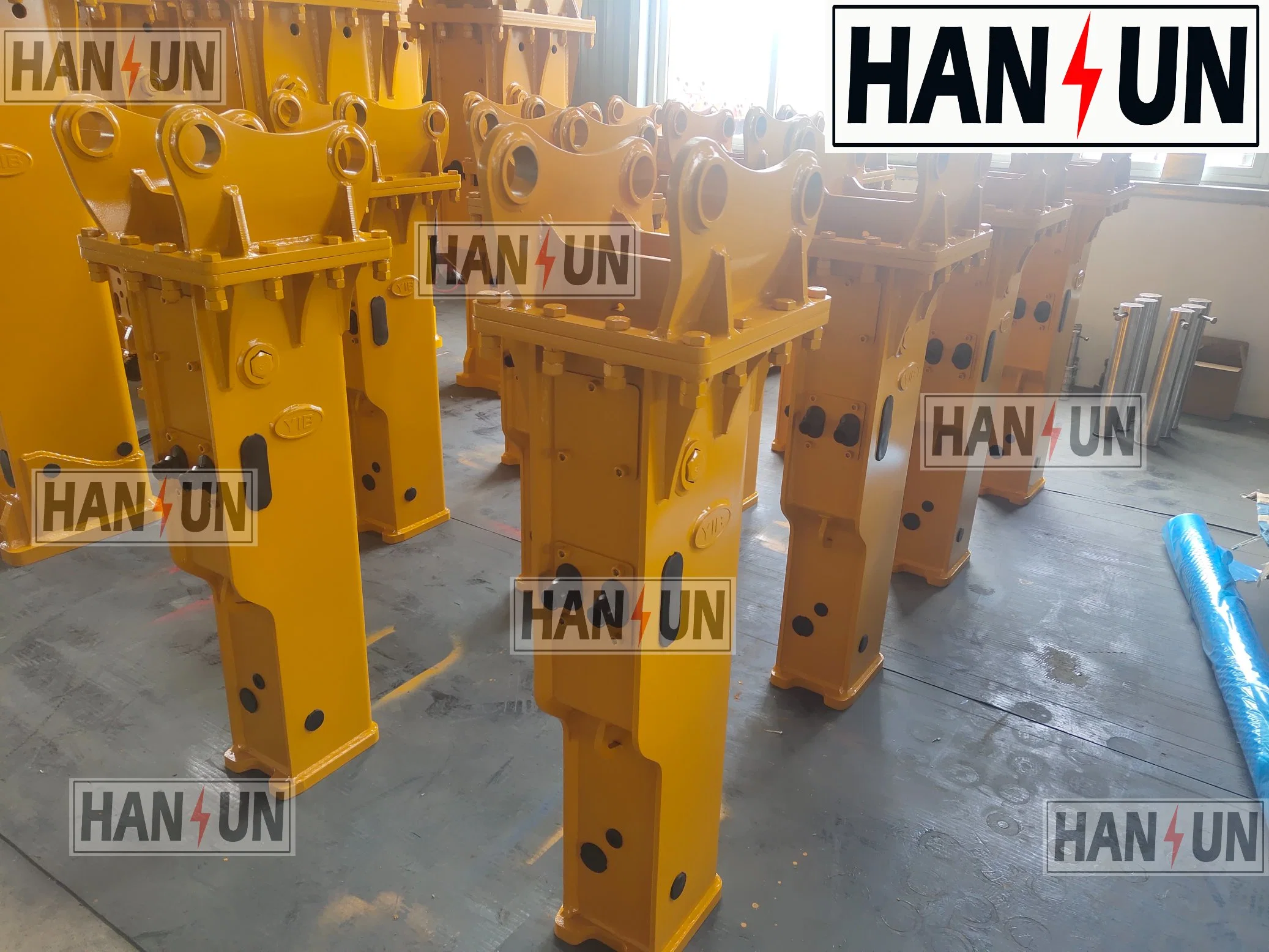 Hansun Chisle Dia 155mm Box Type Slience Type Hydraulic Rock Breaker for 30 Tons Excavator