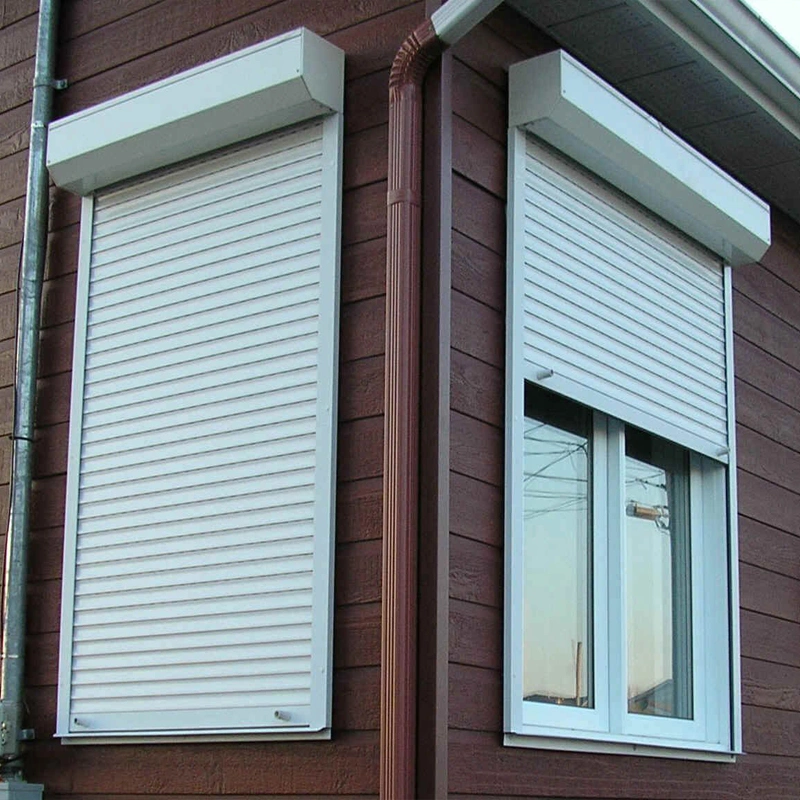 2-20% Rabatt Hurricane Proof Rollläden Sicherheit Fenstertür Aluminium Rollladen