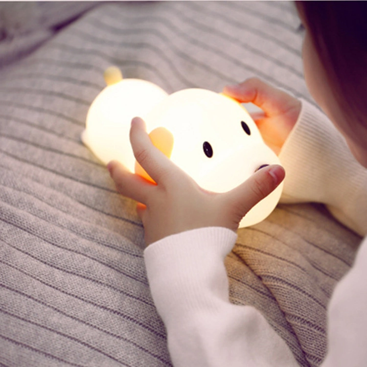 LAMPE LED Cute Cartoon Animal Baby Sleep Puppy Night Light Chambre enfants