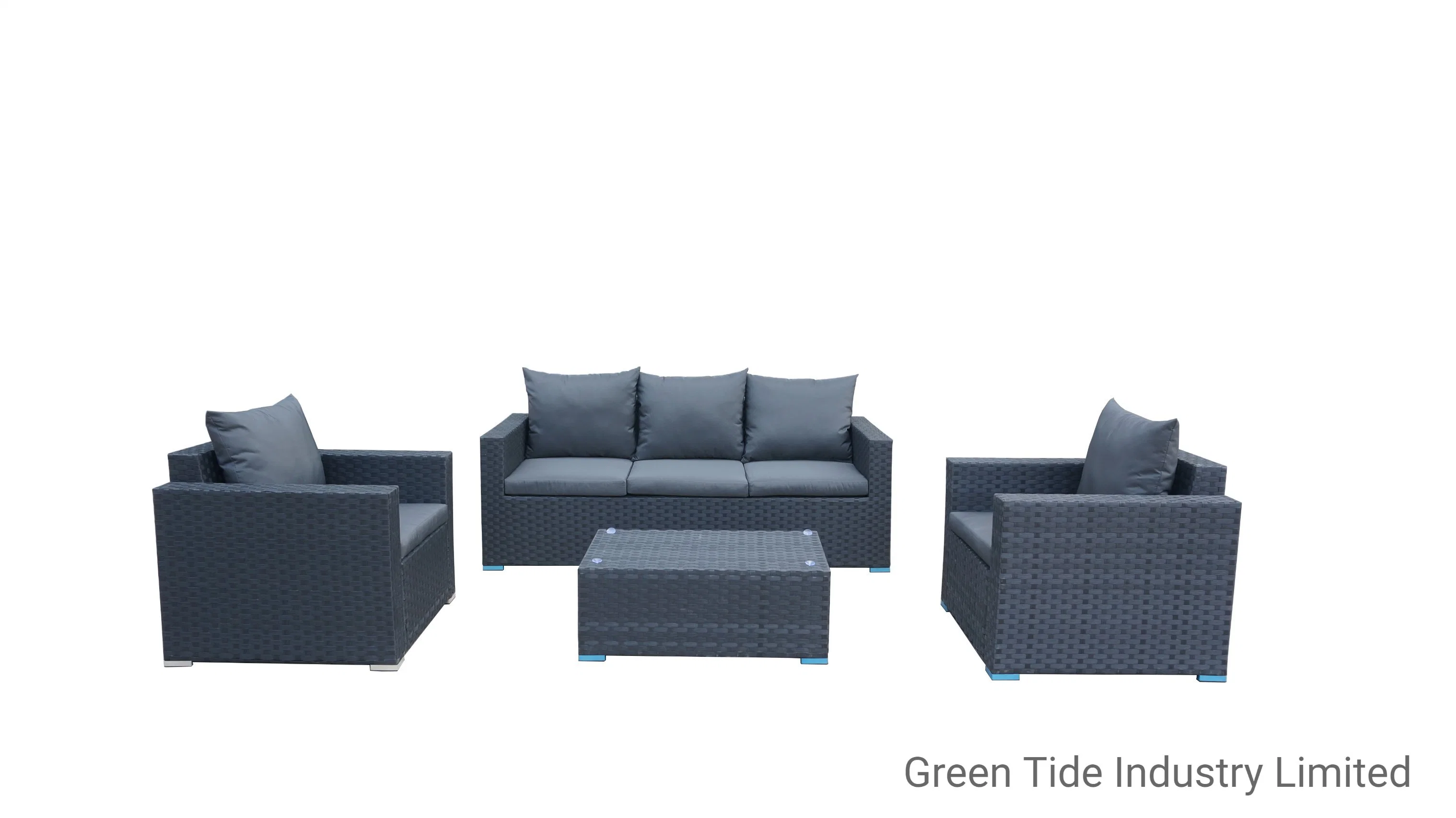 Morden 3 Seats Living Room Home Outdoor Garden Sofa Furniture