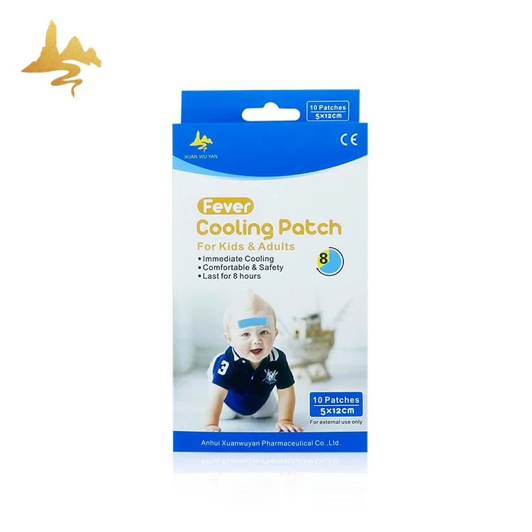 Hot and Cold Packs Headache Soothing Blue Gel Baby Fever Cooling Patch