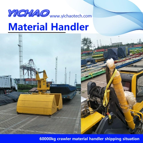 50 Ton Electric Material Handling Equipment with Wood Grab Logging Grab Handling Equipment